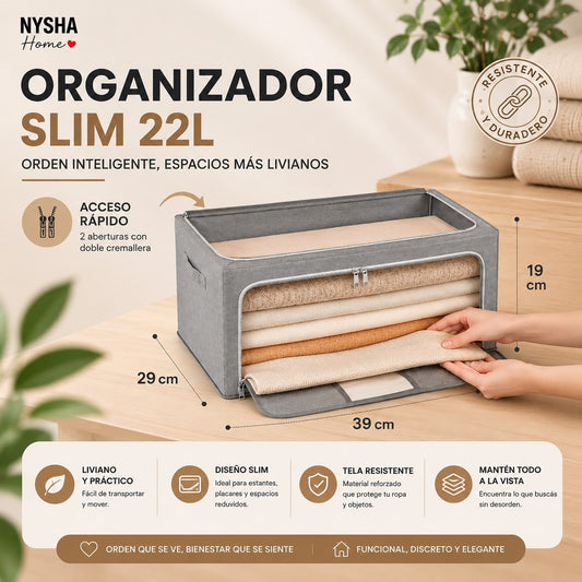 🔥2x1 HOY | Organizador Slim 22L